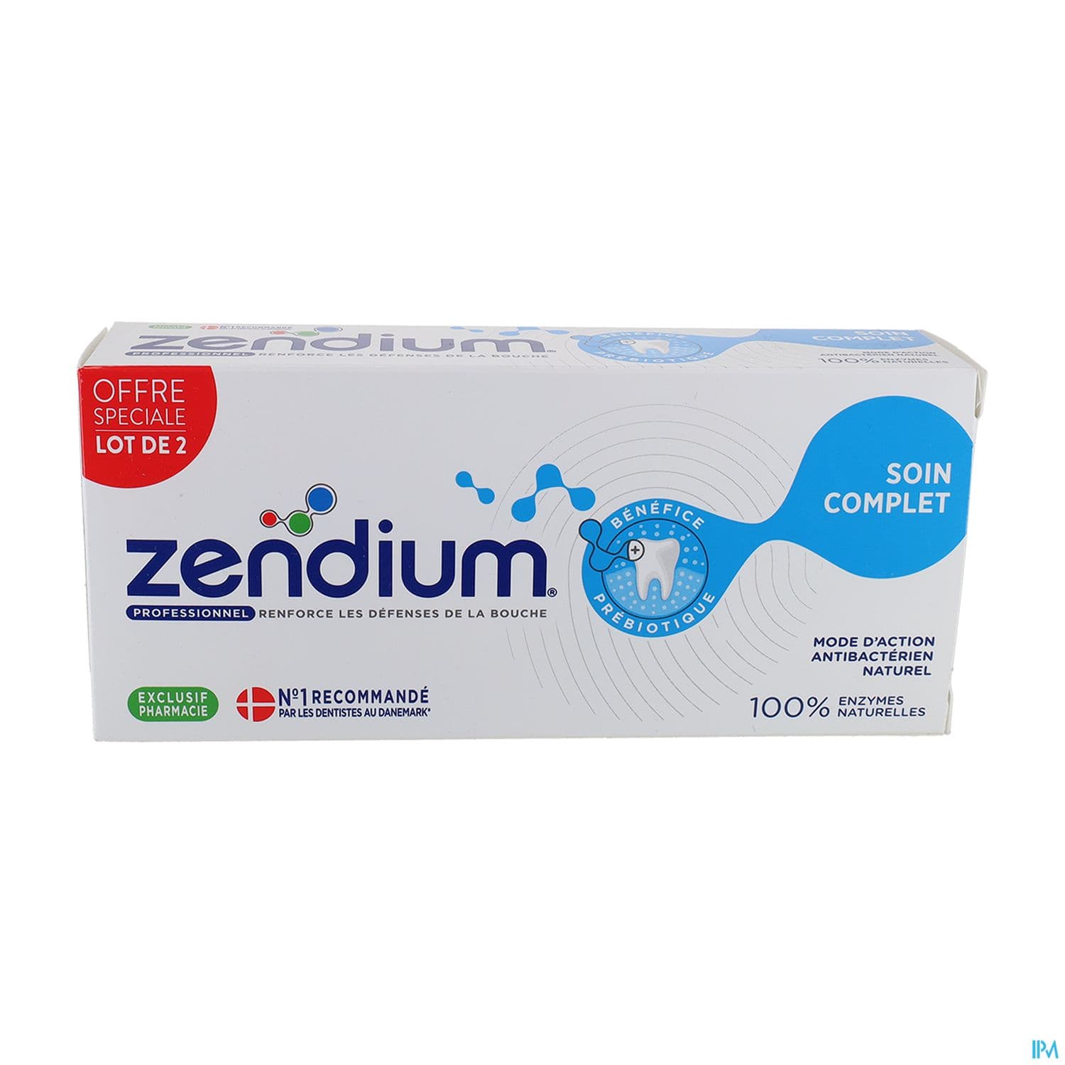 Zendium Dentifrice Protection Email Gencives 75ml X2