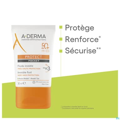 A-DERMA PROT FLUID INV SPF50+ 30ML