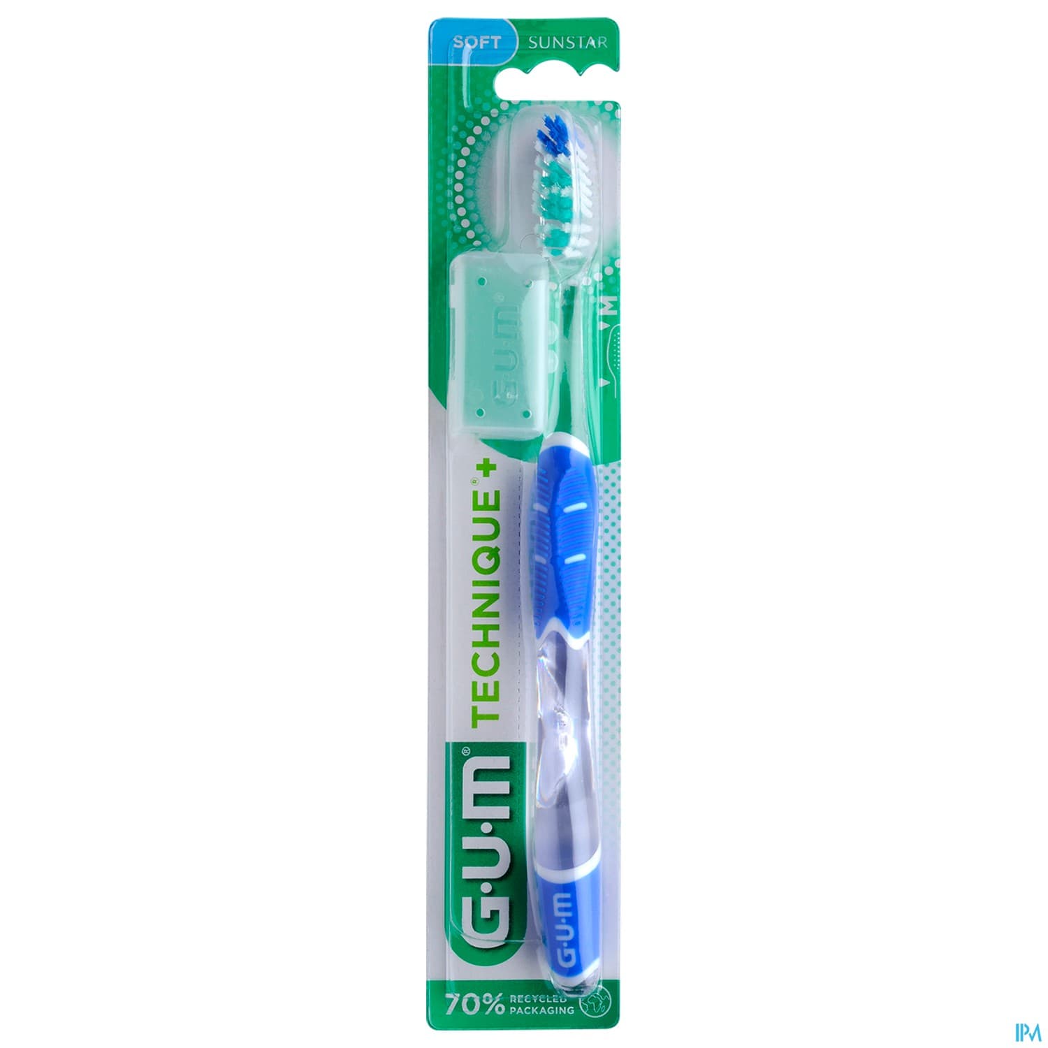 Gum technique+ brosse à dents souple compacte (modèle 491)