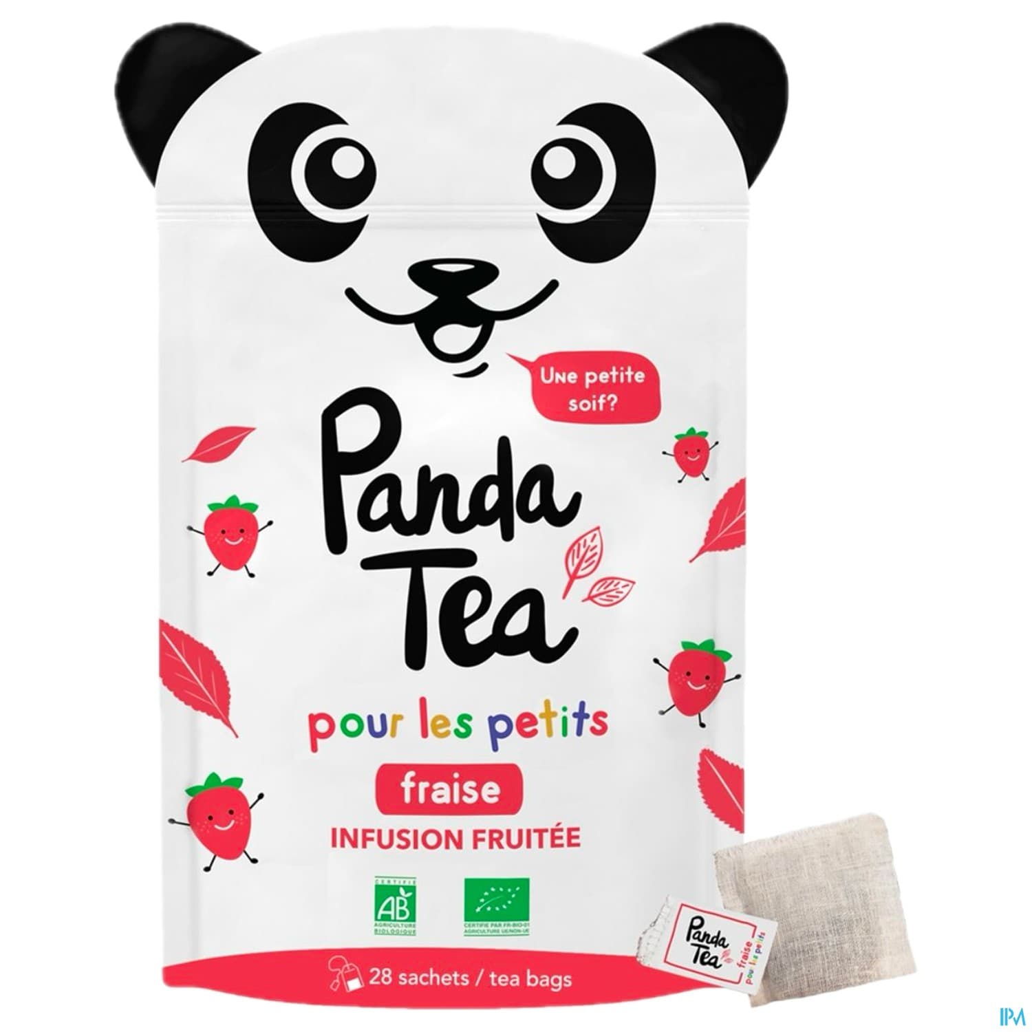 PANDA TEA INF FOR KIDS FRAISE S28