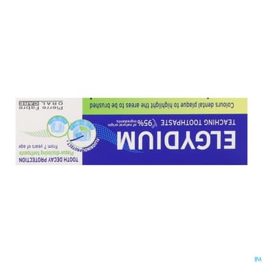 Elgydium Dentifrice Educatif Revelateur De Plaque Arome Pomme Fraiche 50ml