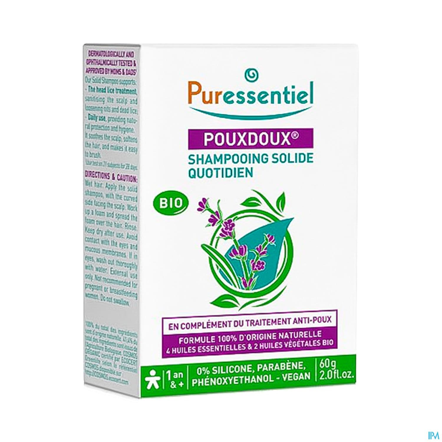 PURESSENTIEL POUDOUX BIO SH SOLIDE