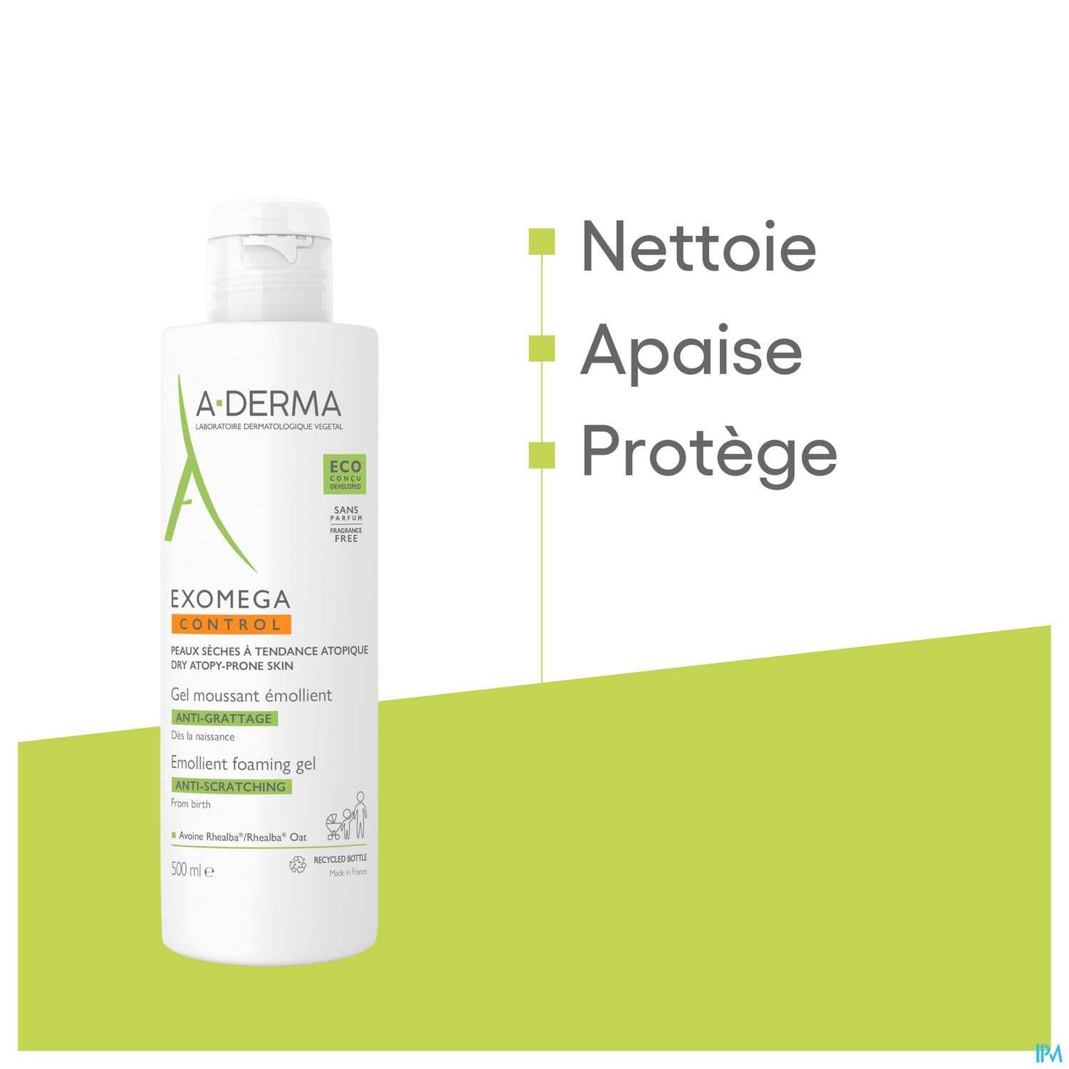 A-DERMA EXOMEGA CONT MOUS 500ML