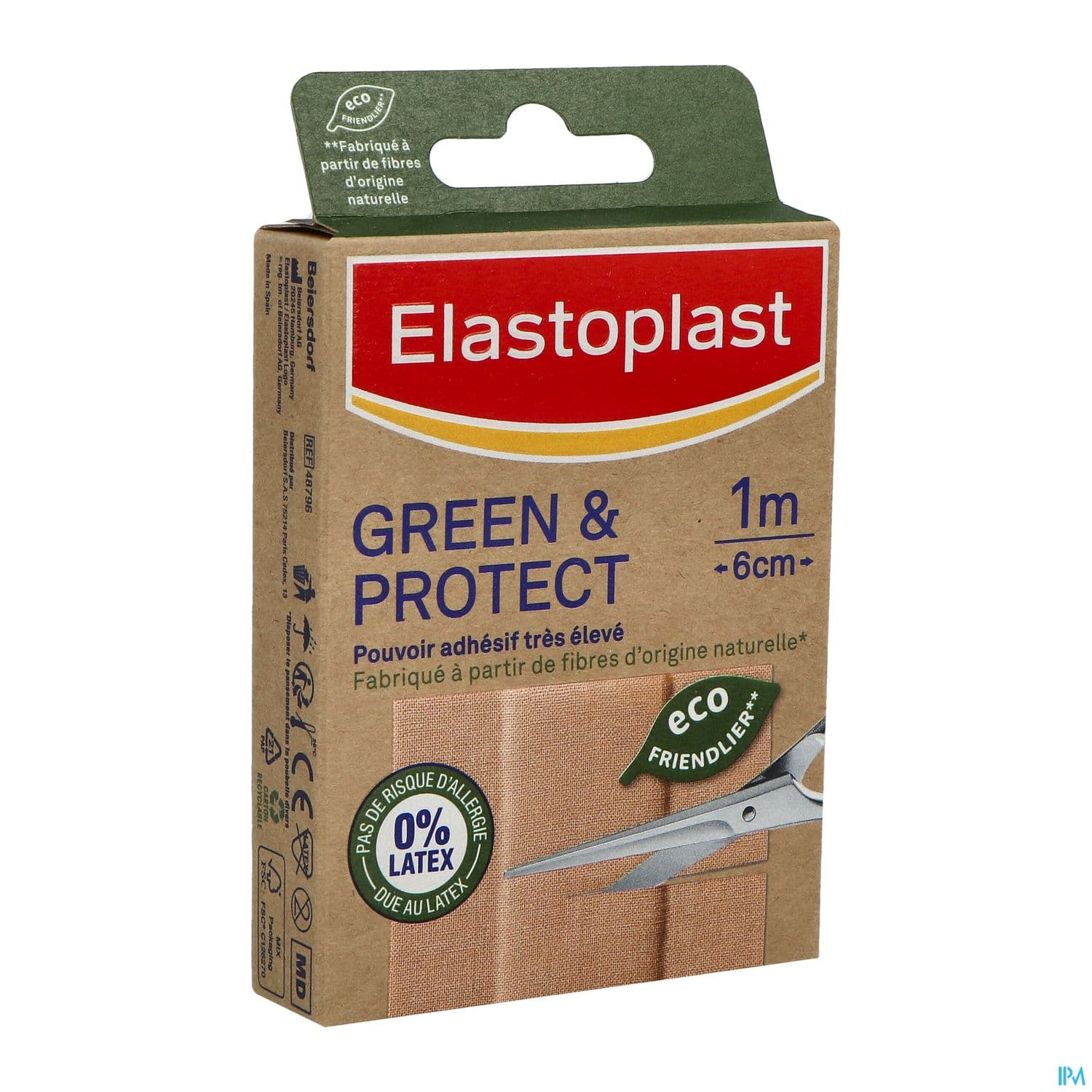 ELASTOPLAST BDE GREEN&PROT 10X6CM — Pharmacie Juin