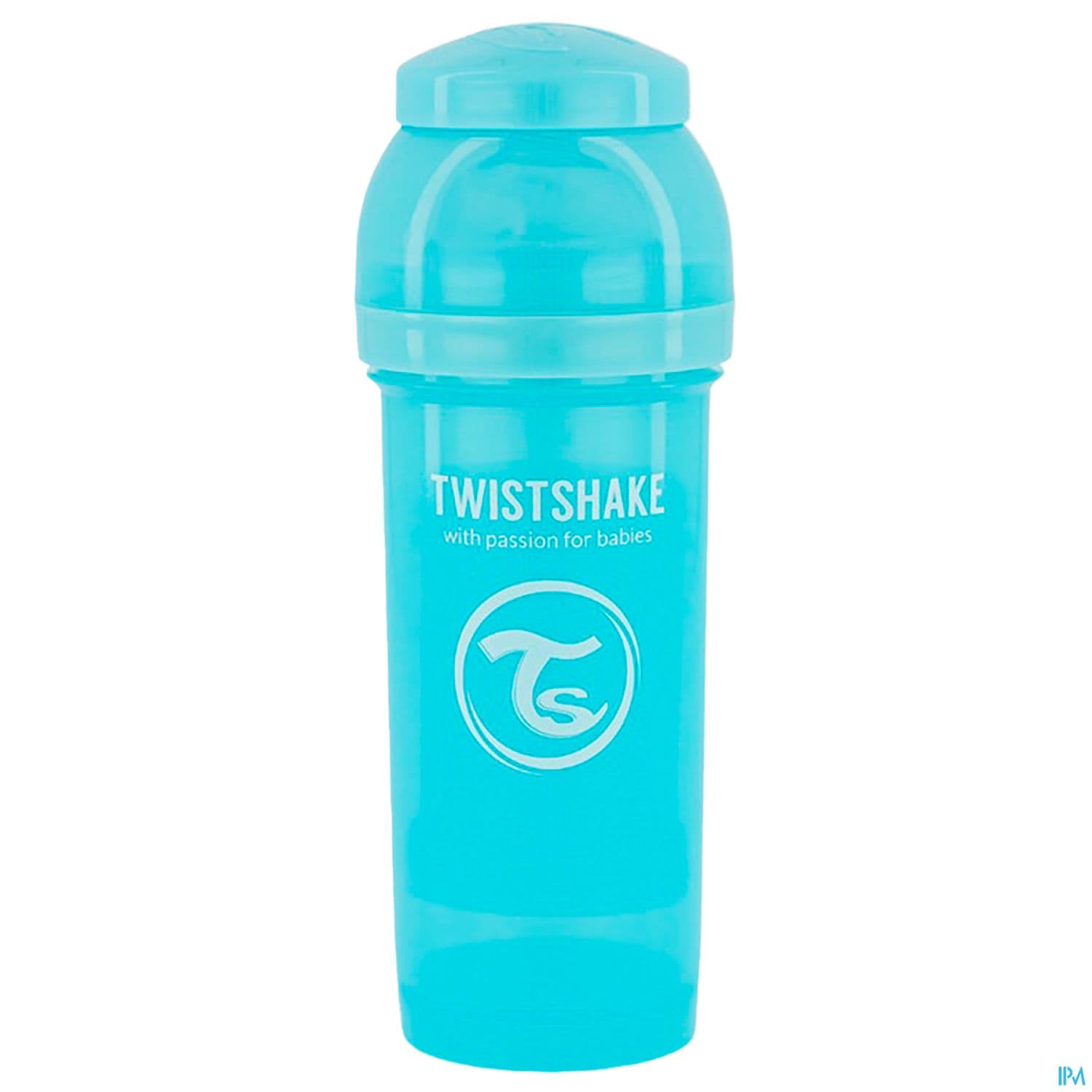TWISTSHAKE BIB 260ML BLEU PAST 2M+