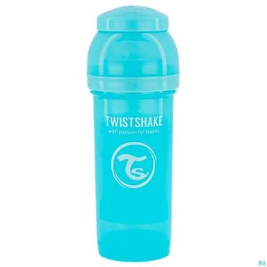 TWISTSHAKE BIB 260ML BLEU PAST 2M+