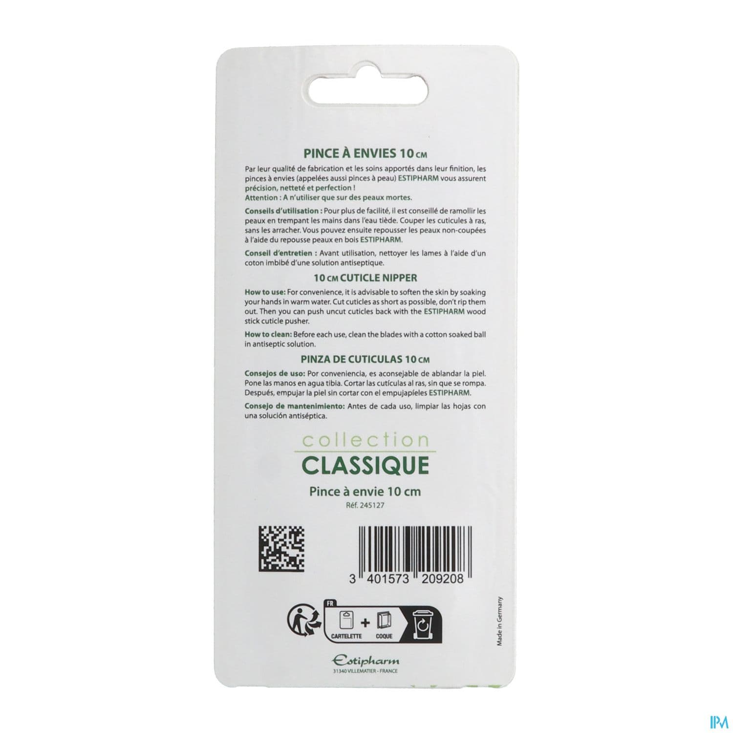 PINC/PEAU ESTIPHARM 10CM