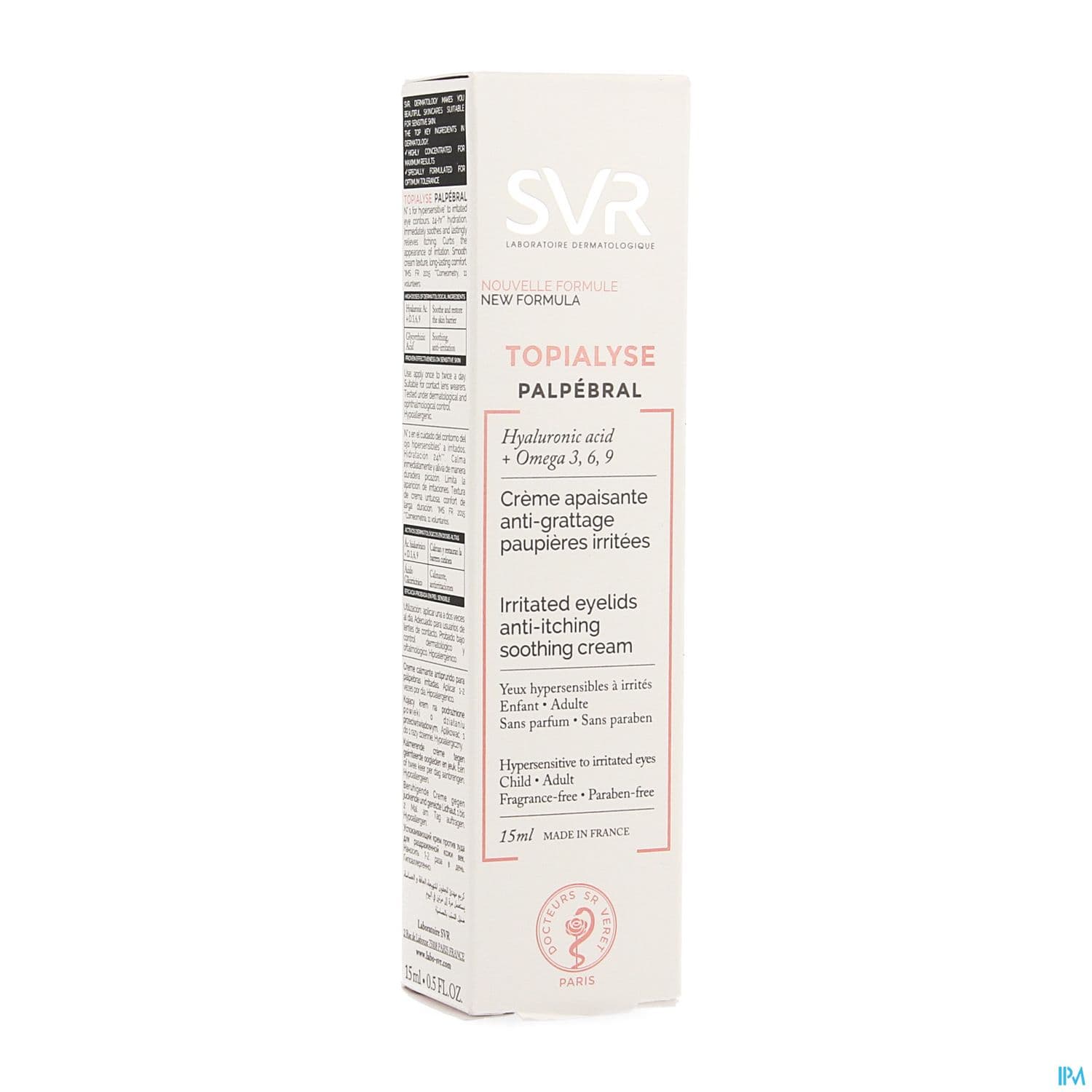 Svr Palpebral By Topialyse Demaquillant Yeux Paupieres 15ml