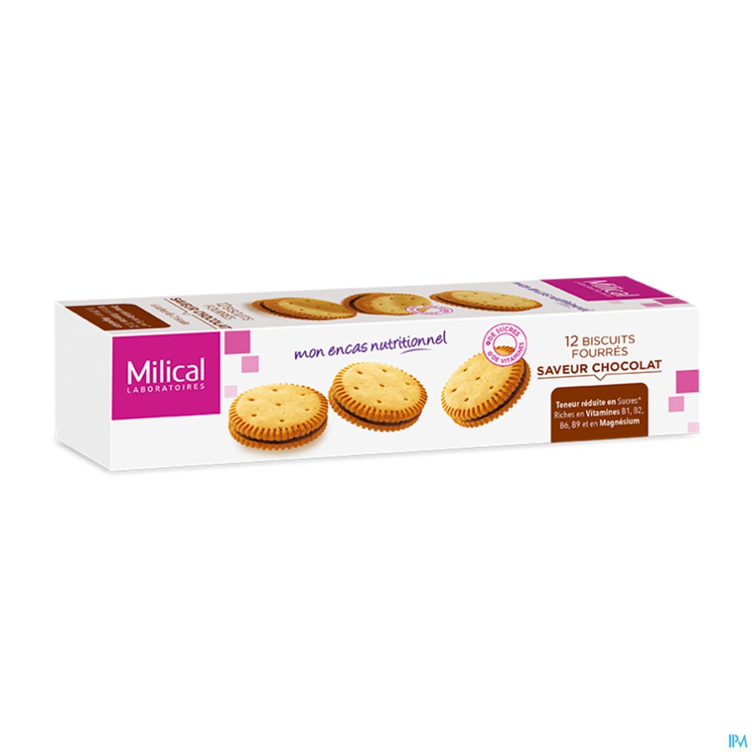 MILICAL BISCUIT FOURRE CHOCOLAT 12