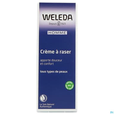 Weleda Homme Creme A Raser Avec Blaireau 75ml