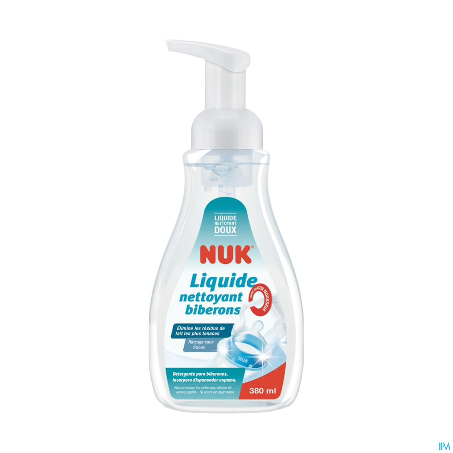 Nuk Liquide Nettoyant Special Biberons 380ml Avec Flacon Mousseur — Grande Pharmacie Bastille Faubourg - Apothical