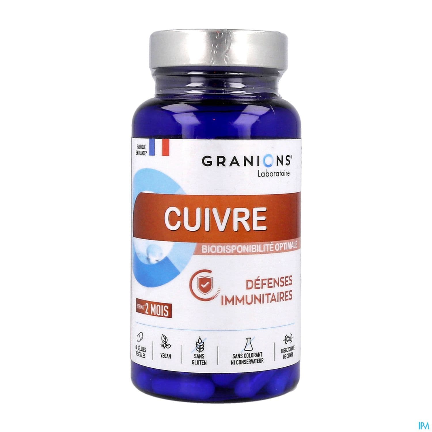 Granions Cuivre 2mg Immunite Gelule 60