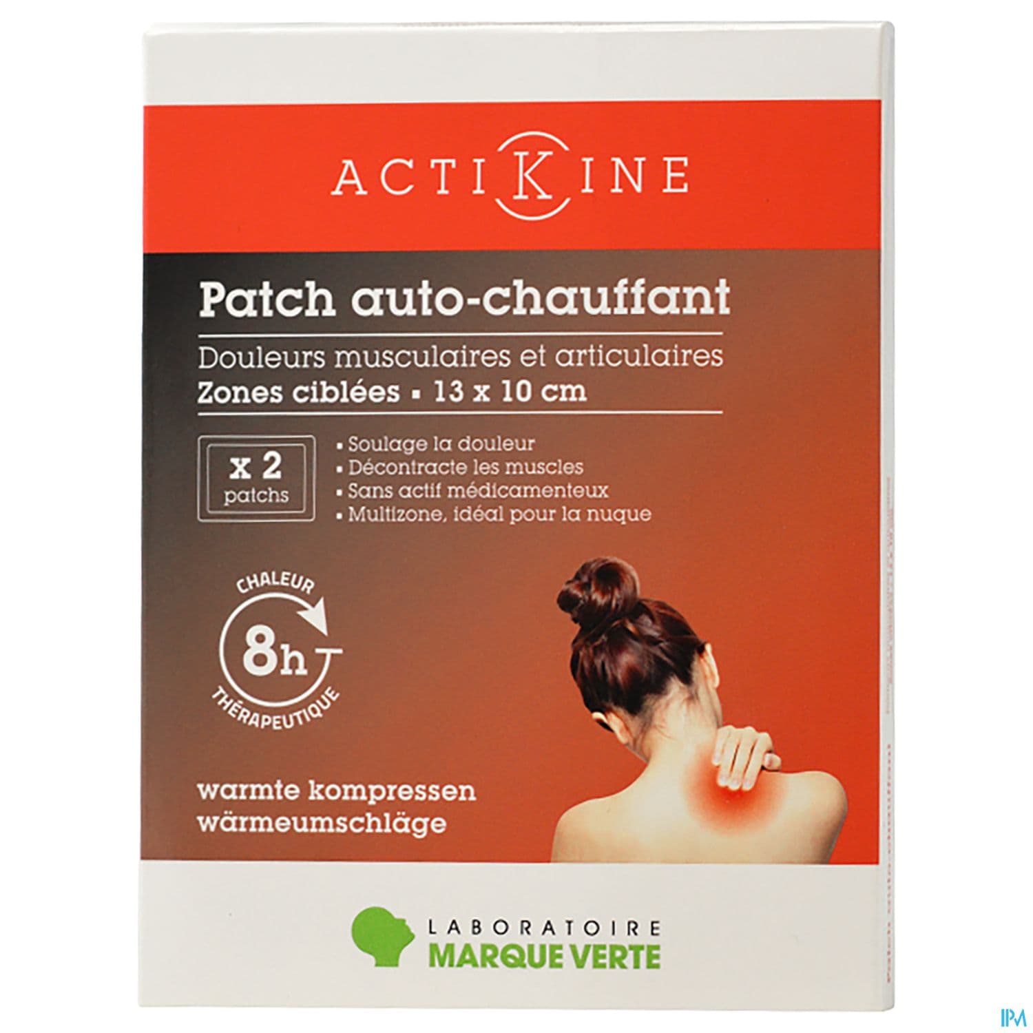 ACTIKINE PATCH AUTOCHAUF 13X10CM 2