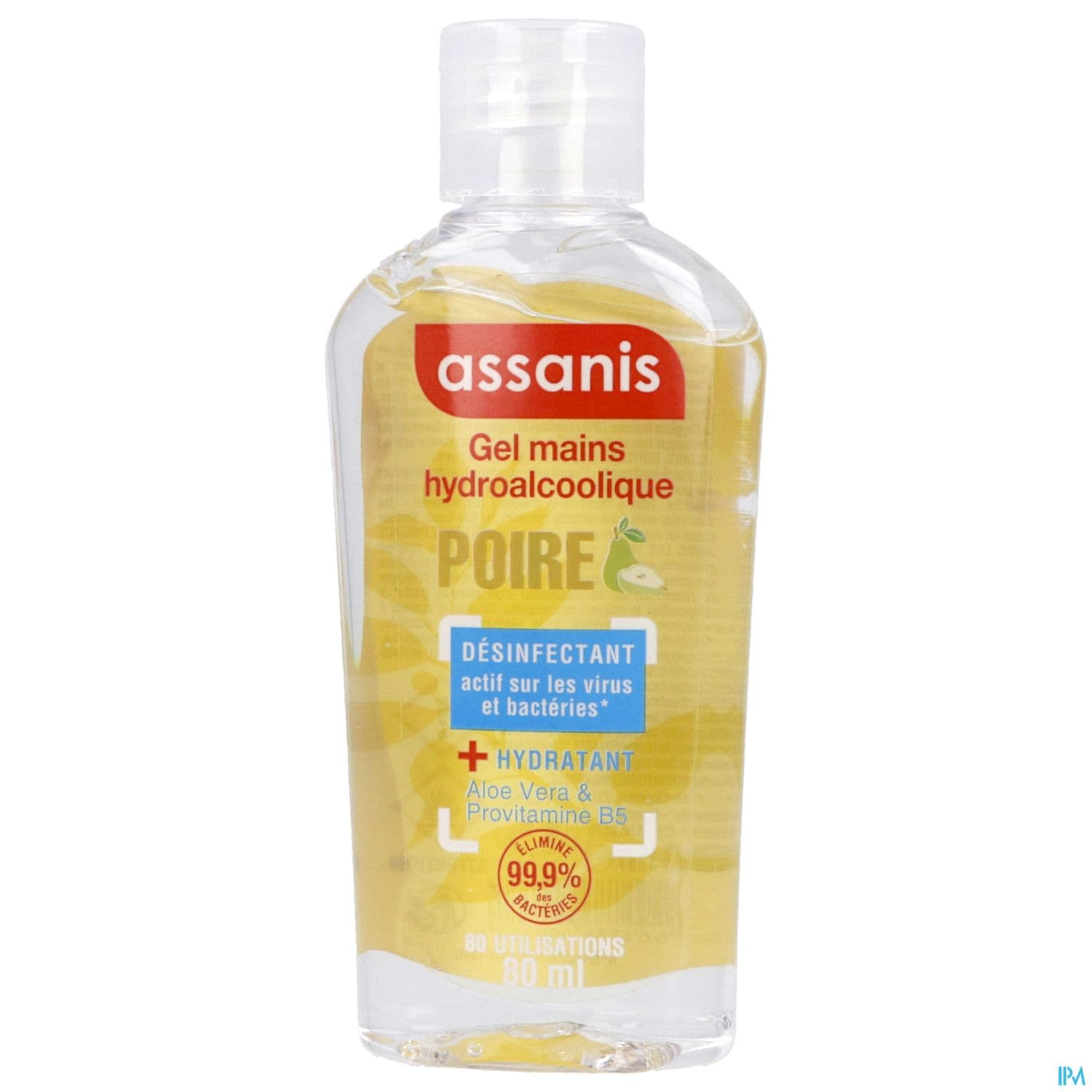 Assanis Gel Hydroalcoolique Poire 80ml