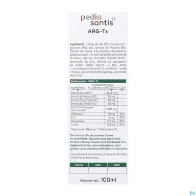 PEDIASANTIS ARG-TX 100ML