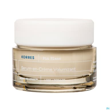 Korres Pin Blanc Creme Jour Peaux Normales Serum En Creme Volumateur 40ml