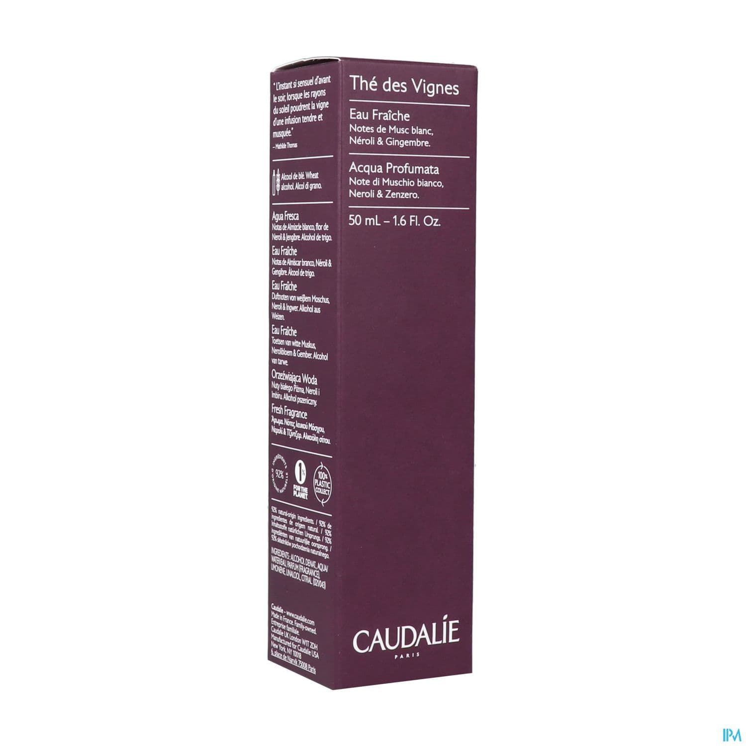 Caudalie The Des Vignes Eau Fraiche 50ml