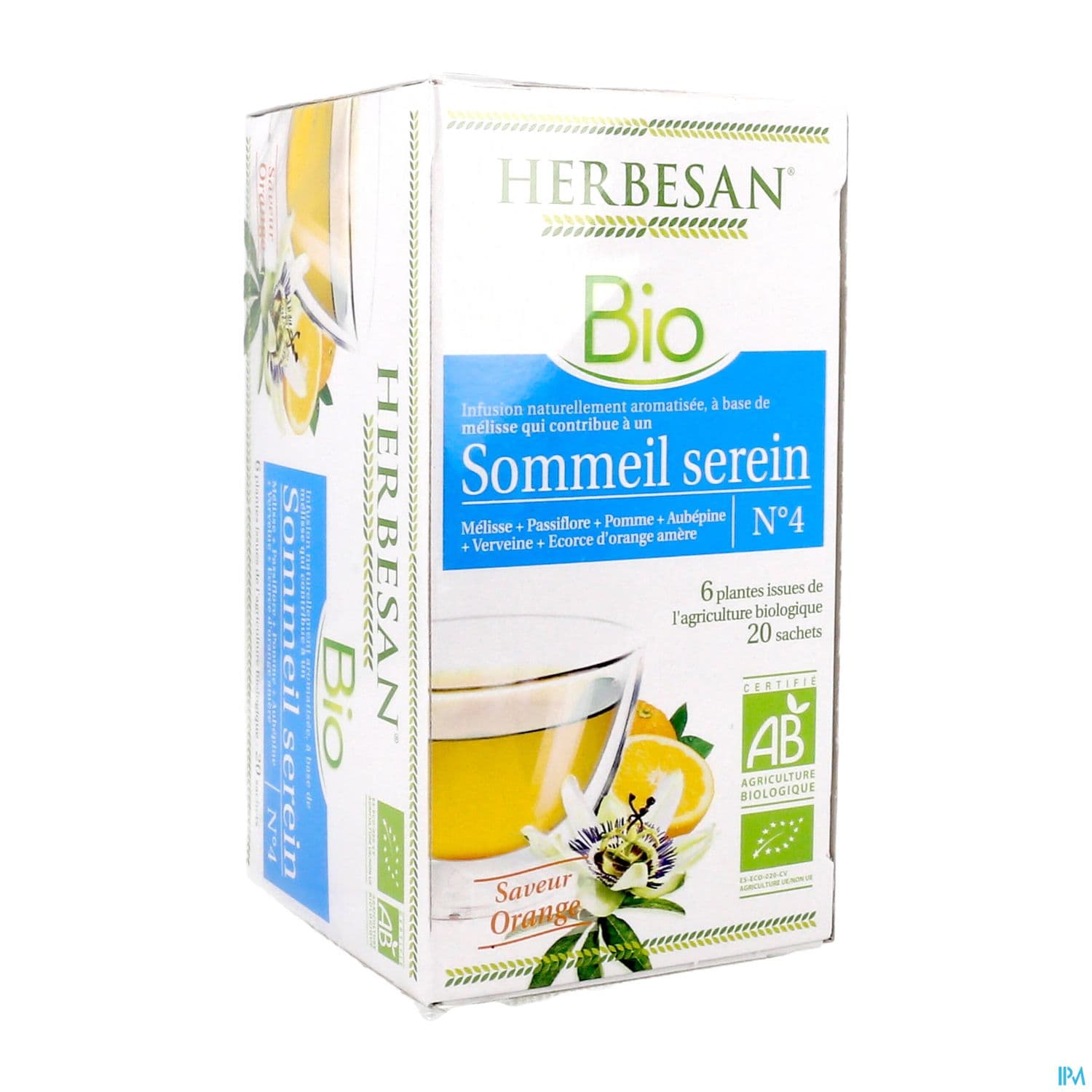 Herbesan Infusion Sommeil Serein Bio Sechet 20