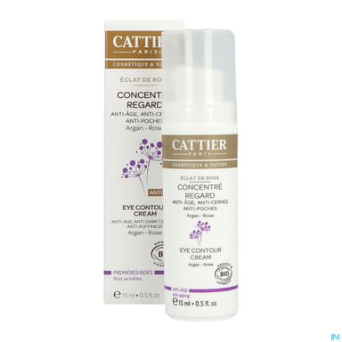 CATTIER CONC REGARD ECLAT ROSE15ML