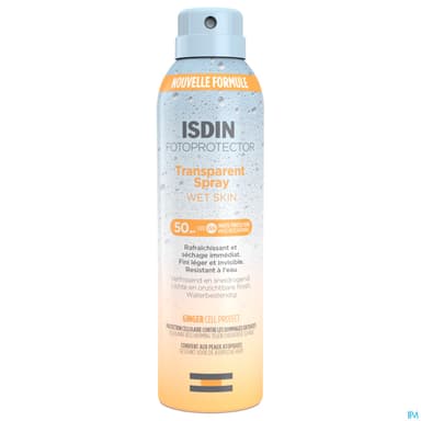 ISDIN TRANSP WET SKIN 50 SPR 250ML