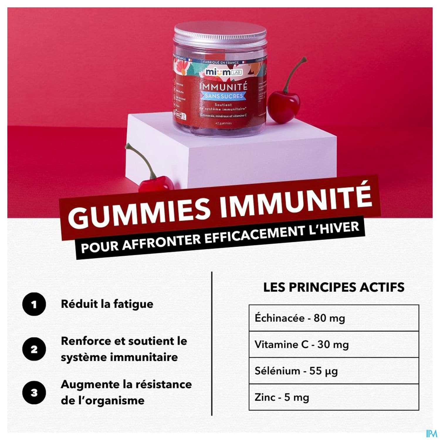 MIUMLAB S/SUC IMMUNITE GUMMIE 42