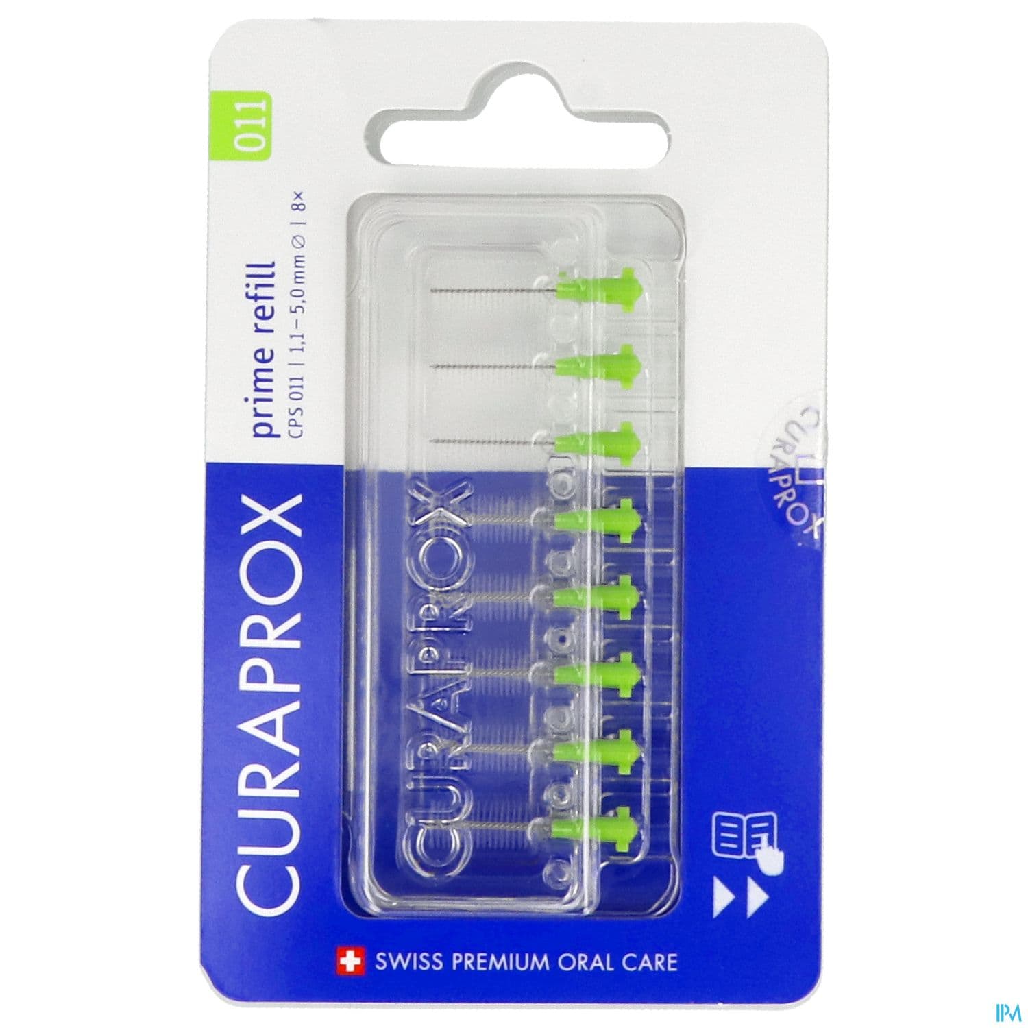 Curaprox Prime Refill Brossette Interdent Vert 8