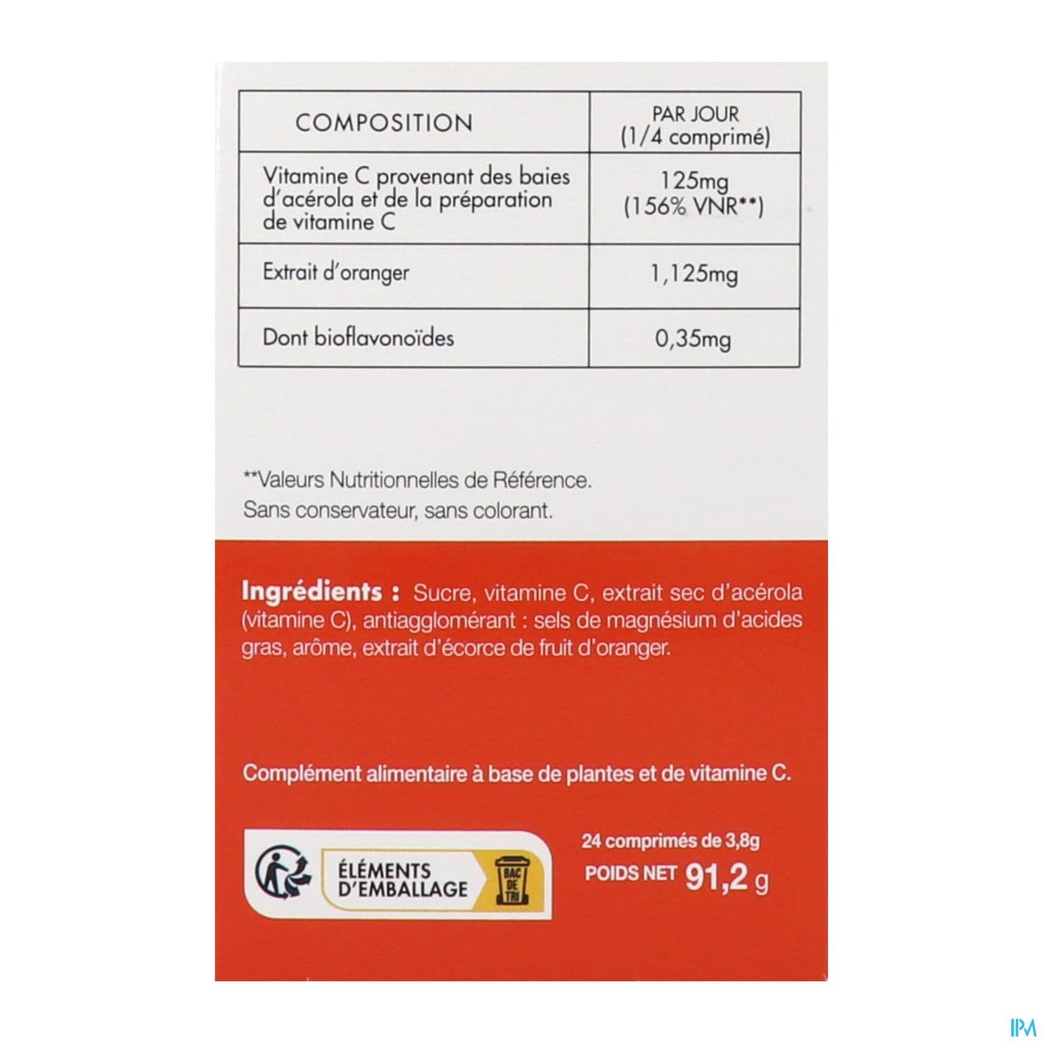 Phyto Actif Acerola Plus 500 Comprime 24