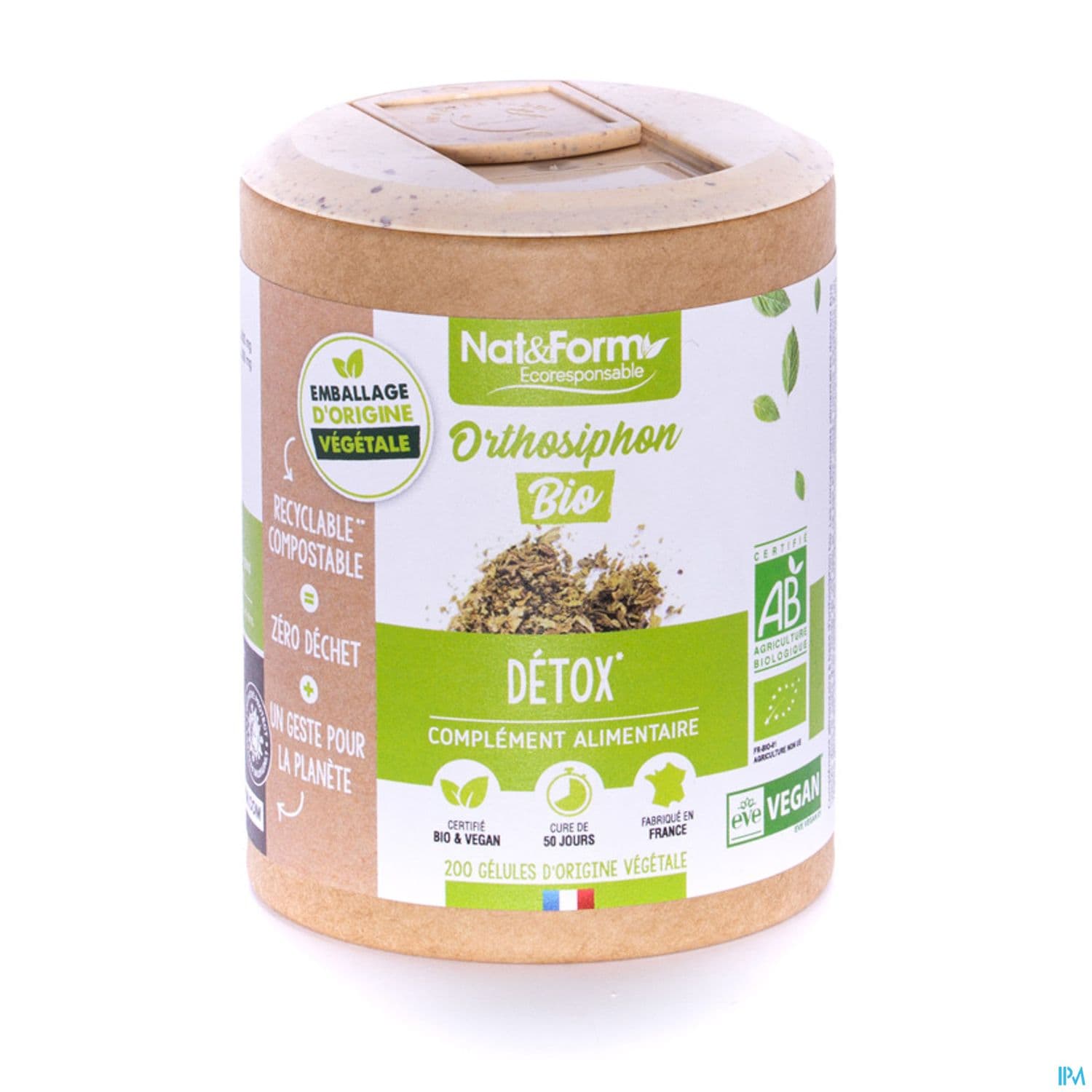 Nat Et Form Ecoresponsable Orthosiphon Bio Gelule Vegetale 90