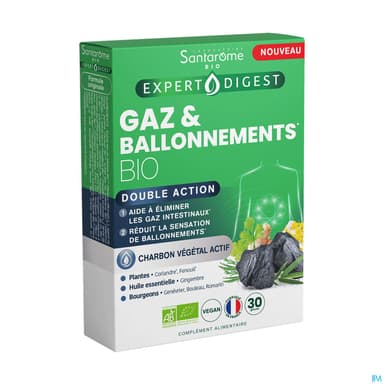 Santarome Gaz Ballonnement Bio Gelule 30