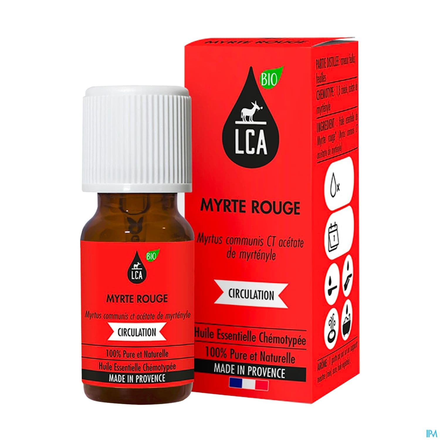 Lca Huile Essentielle De Myrte Rouge Bio 10ml