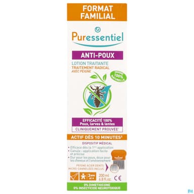 PURESSENTIEL LOT A/POUX200ML+PEIGN