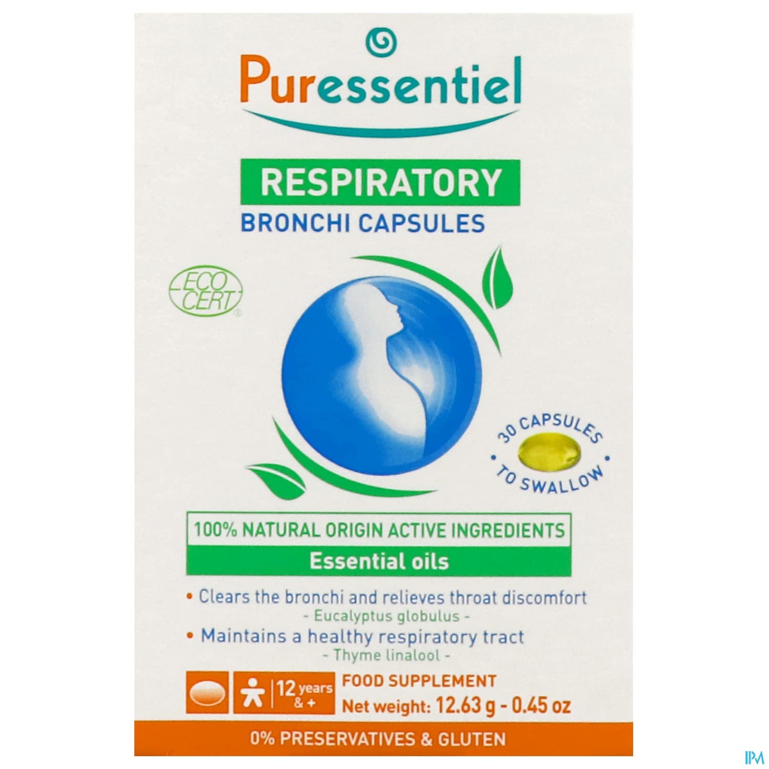 Puressentiel Bronches Aux Huile Essentielle Bio Capsule 30