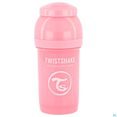 TWISTSHAKE BIB 180ML ROSE PAST 0M+