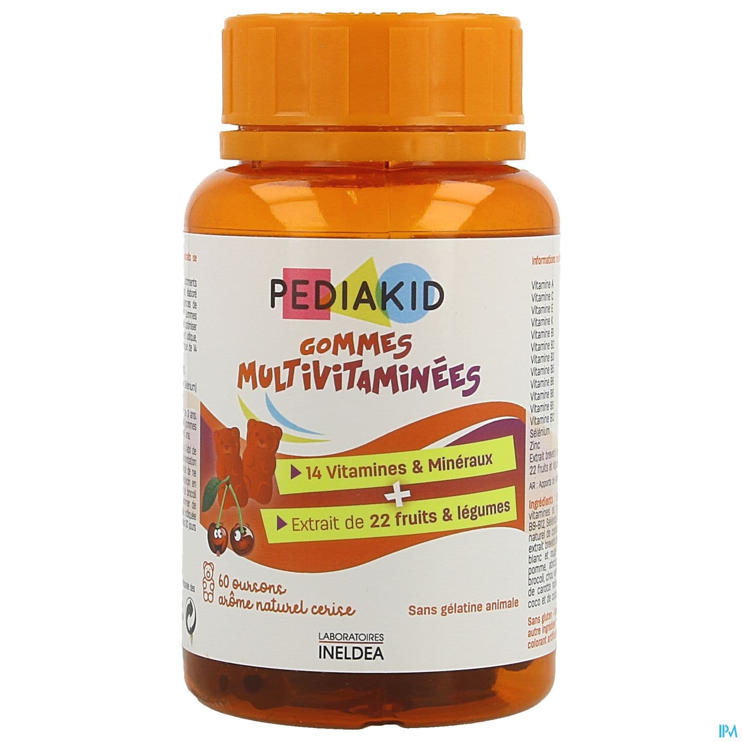 PEDIAKID GOM MULTIV ORA/CER OURS60