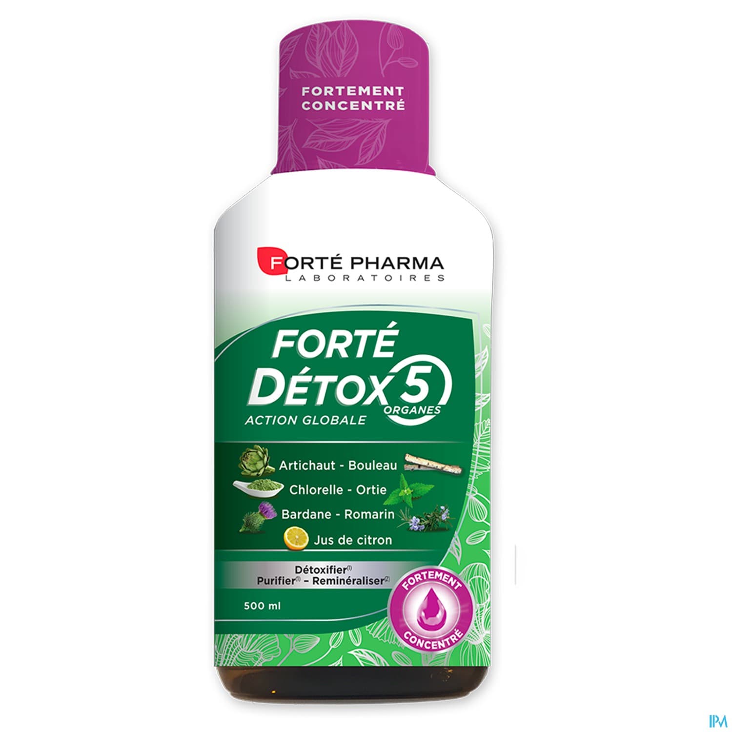 FORTE DETOX 5 ORGANE SOL BUV 500ML