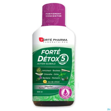 FORTE DETOX 5 ORGANE SOL BUV 500ML