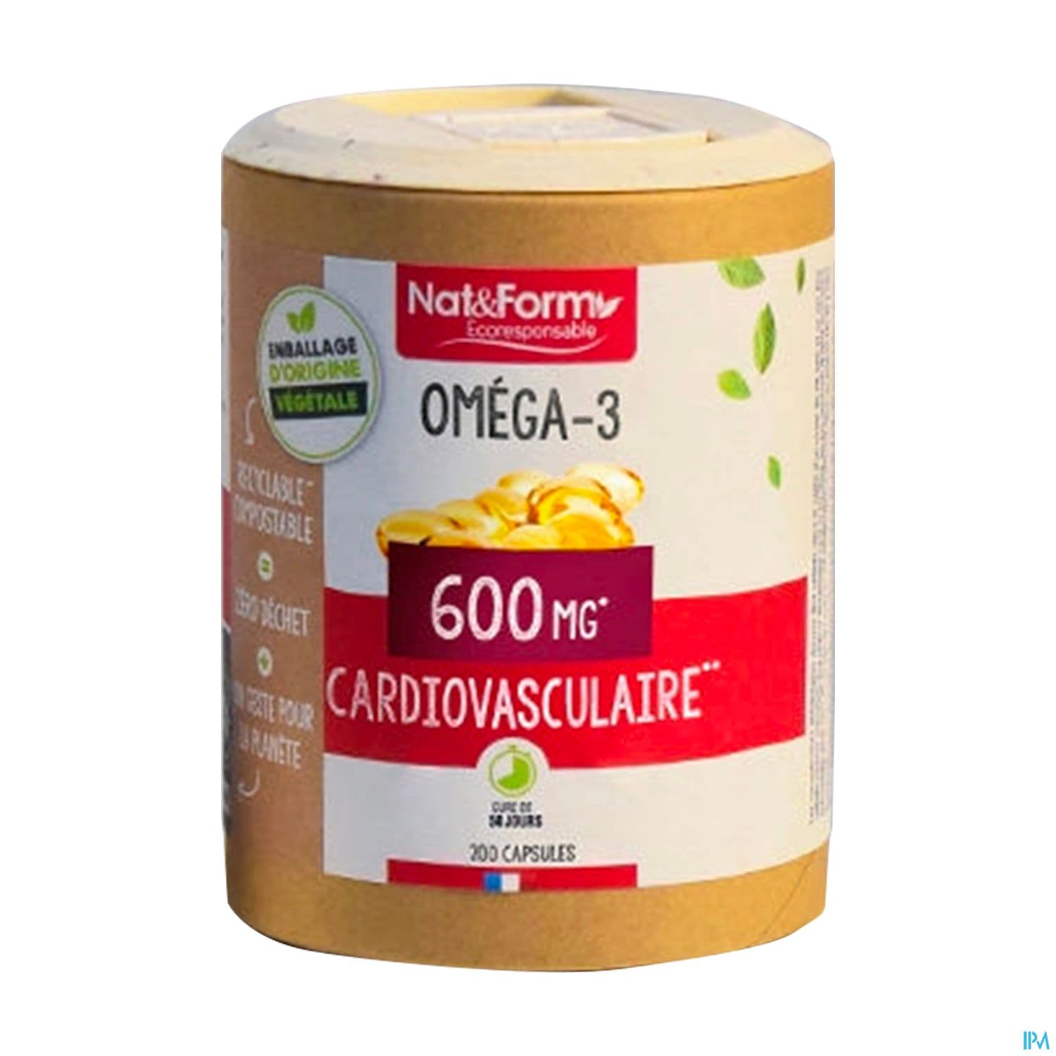 Nat Et Form Ecoresponsable Huile D'omega 3 Capsule 200