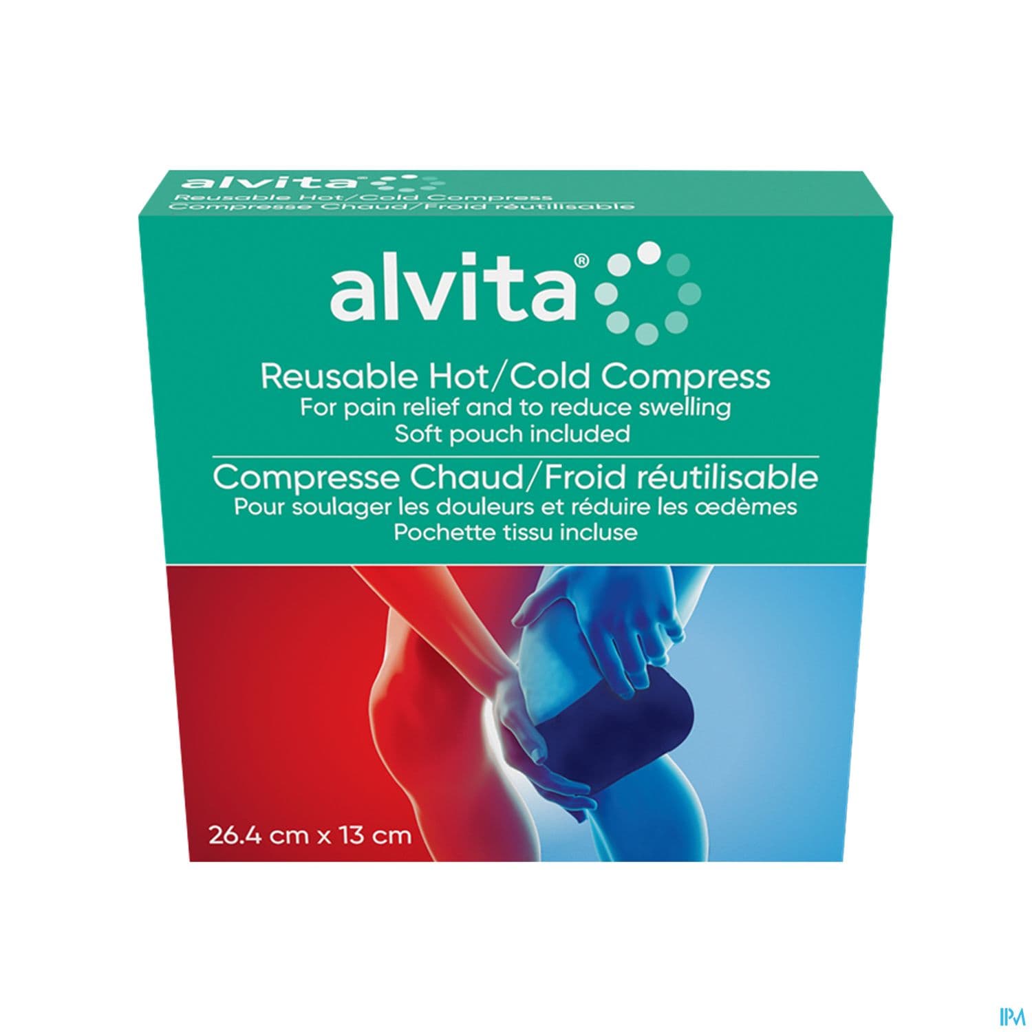Alvita Compresse Chaud Froid Reutilisable 26cm4 X 13cm