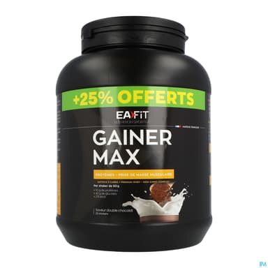 Eafit Gainer Max Poudre Pour Boisson Double Chocolat 1kg1