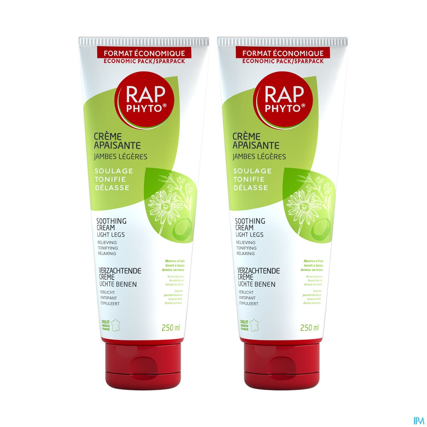 Rap Phyto Creme Apaisante Jambes Legeres 100ml X2