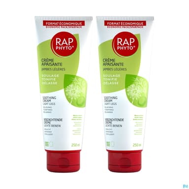 Rap Phyto Creme Apaisante Jambes Legeres 100ml X2