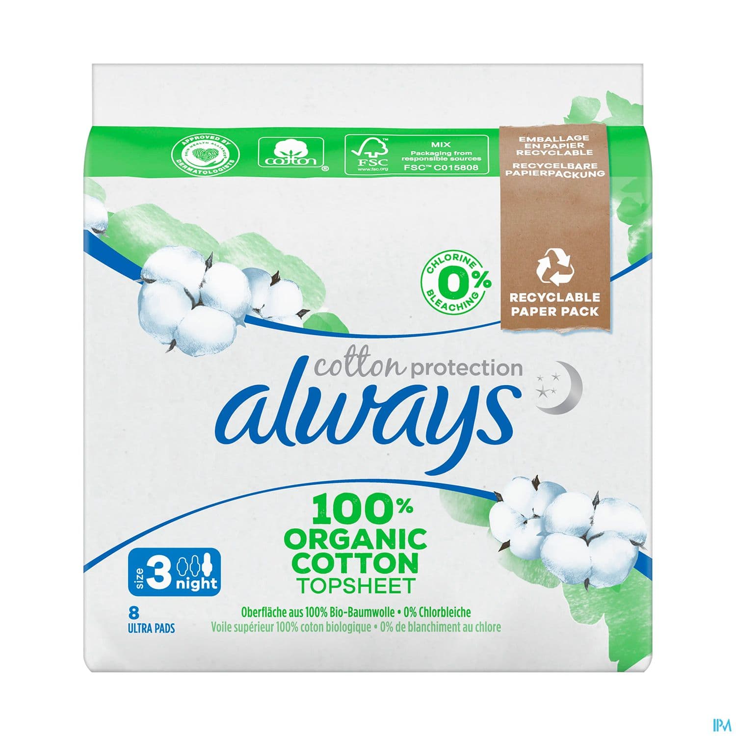 Always Cotton Protection Serviette Night 8