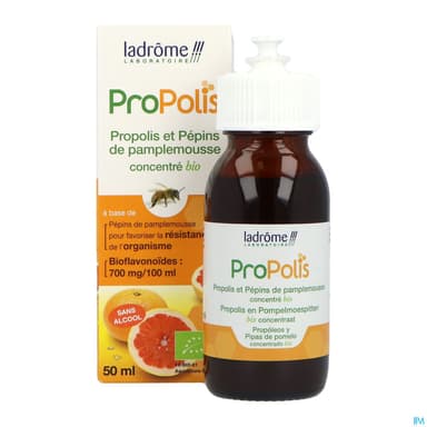 Ladrome Propolis Pepins Pamplemousse Bio 50ml