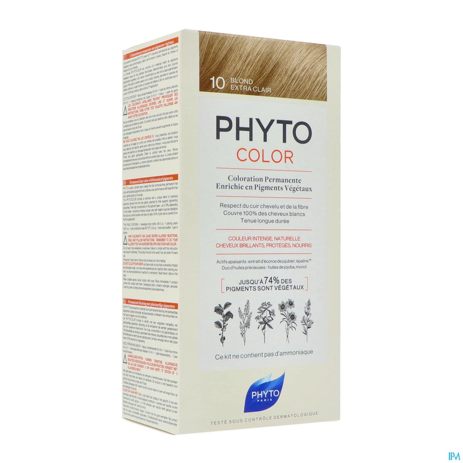 PHYTO COLOR 10 BLOND EXTRA CLAIR