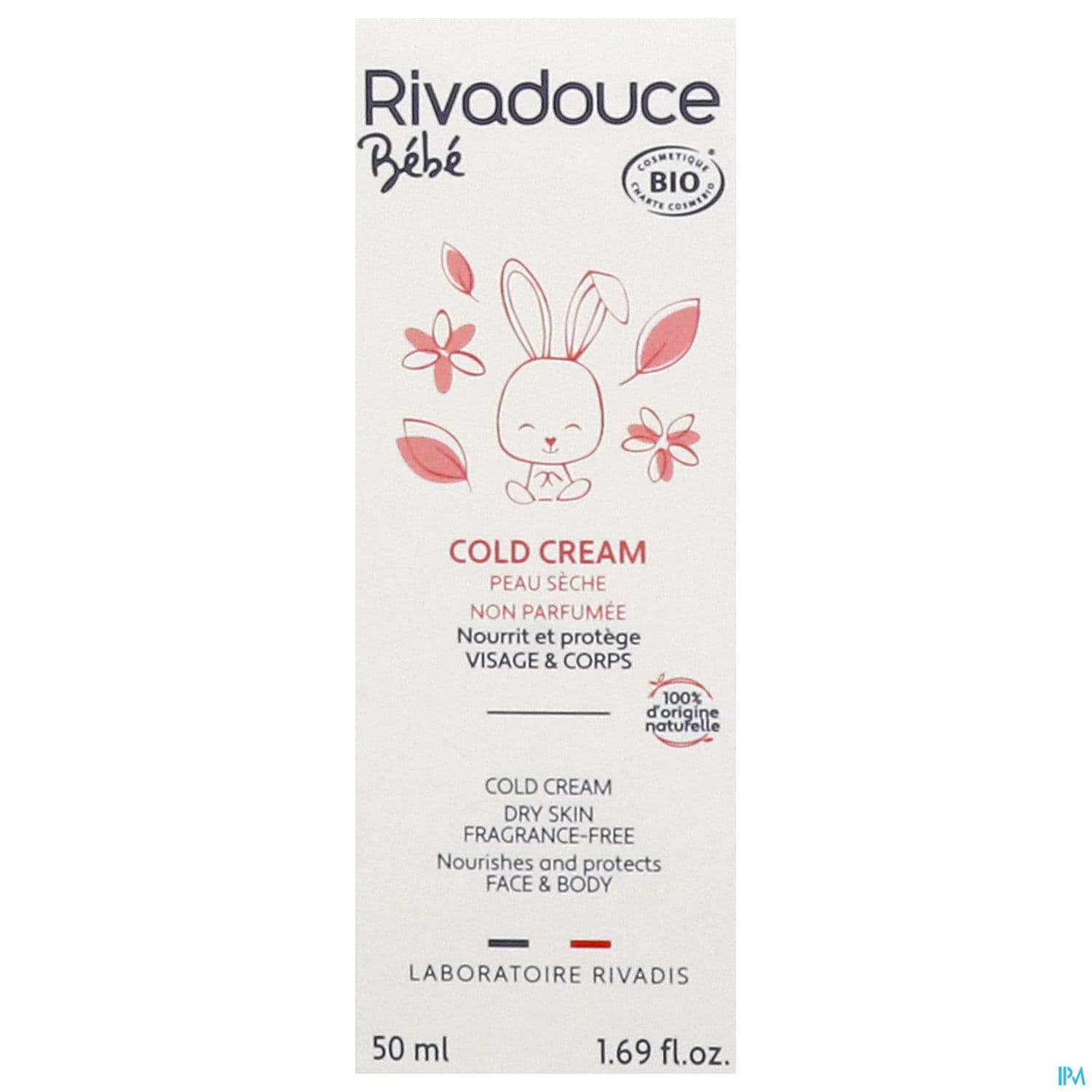 Rivadouce Bebe Cold Cream Bio 50ml