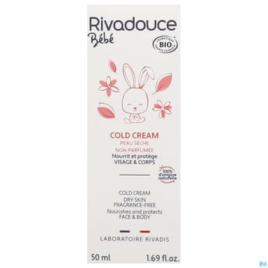 Rivadouce Bebe Cold Cream Bio 50ml