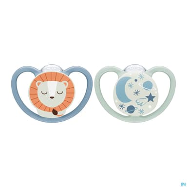 SUCET NUK SILIC NUIT 6-18M GARC 2