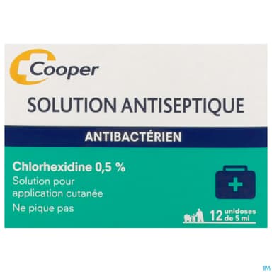 Chlorhexidine Cooper 0.5% Solution Unidose 12