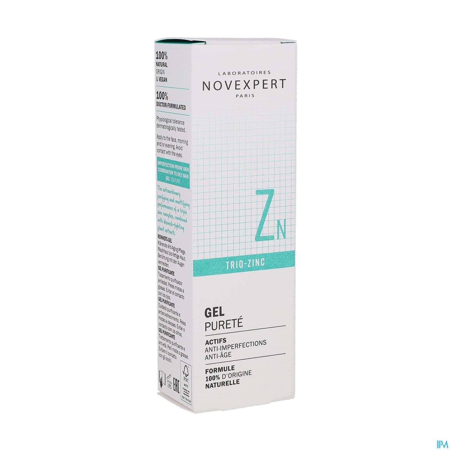NOVEXPERT TRIO ZINC GEL PURETE30ML