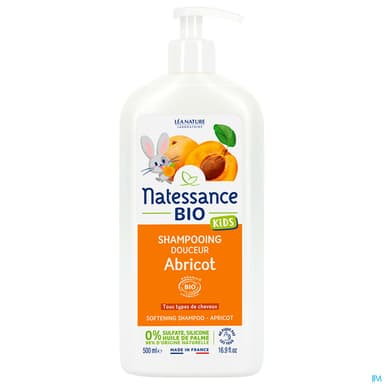 NATESSANCE KIDS SHP ABRICOT 500ML